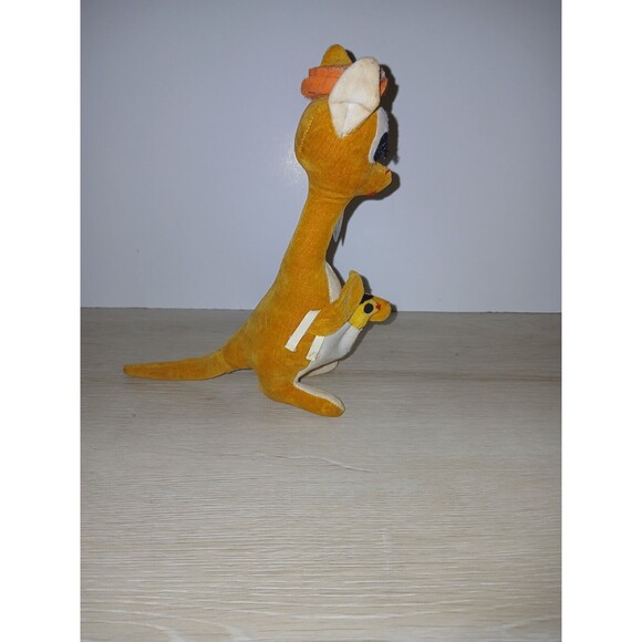 R. Dakin Dream Pets Matilda Kangaroo Stuffed Animal 10” Sawdust Tags Vintage - Picture 12 of 16
